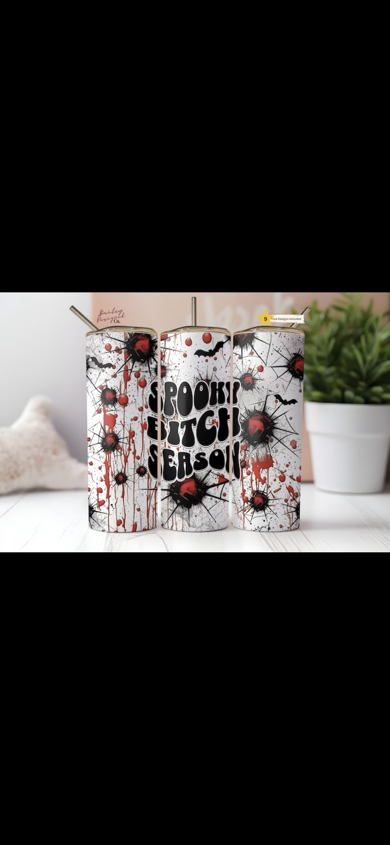 20oz “spooky bitch season” tumbler