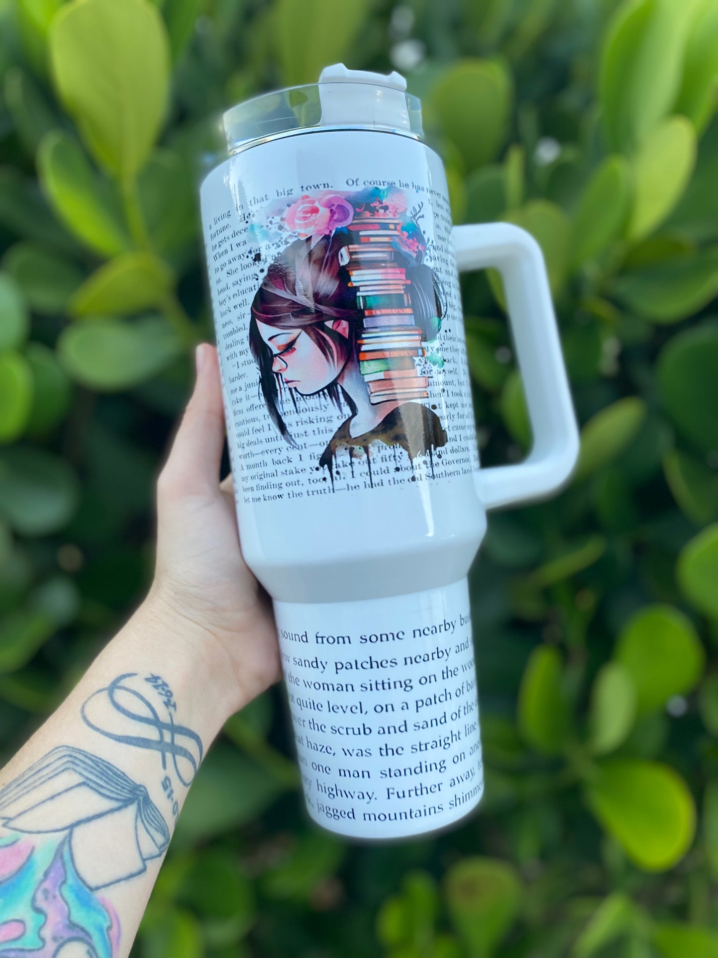 40oz “One More Chapter” quencher handled tumbler