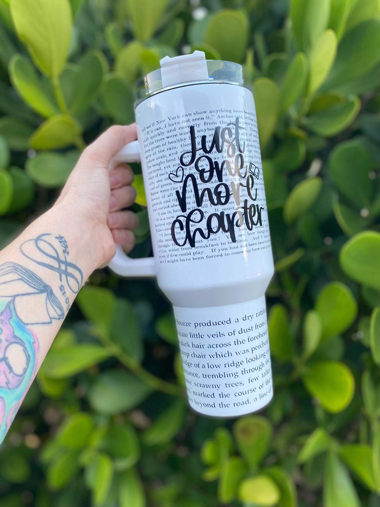 40oz “One More Chapter” quencher handled tumbler