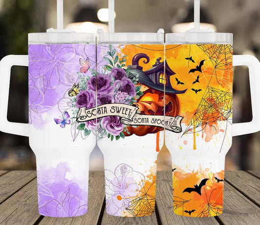 40oz “little spooky” quencher handled tumbler