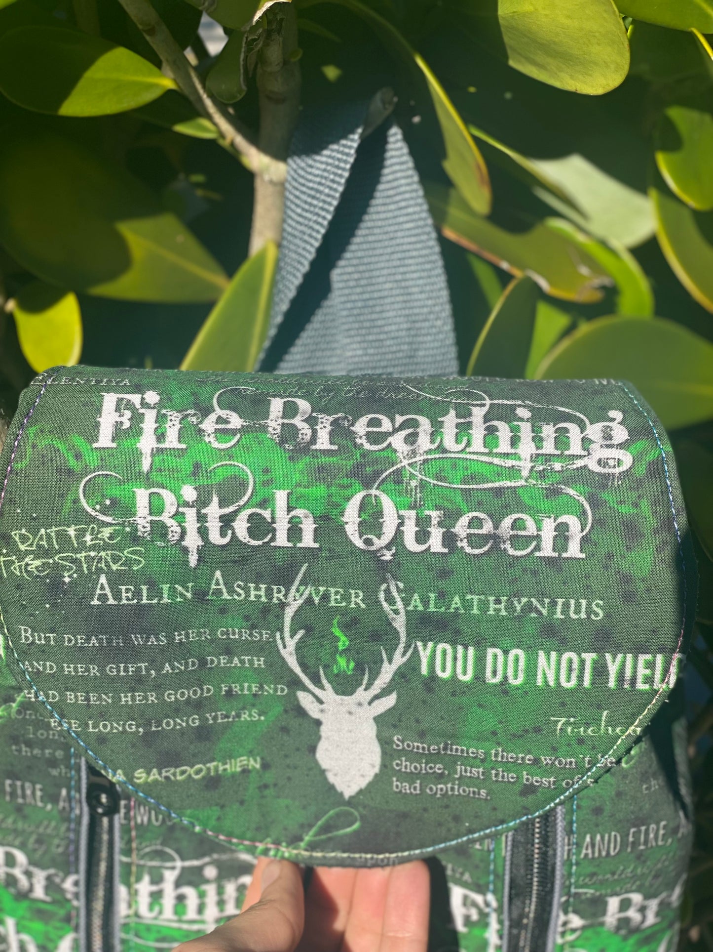 Officially Licensed Throne of Glass Aelin Mayfield Backpack